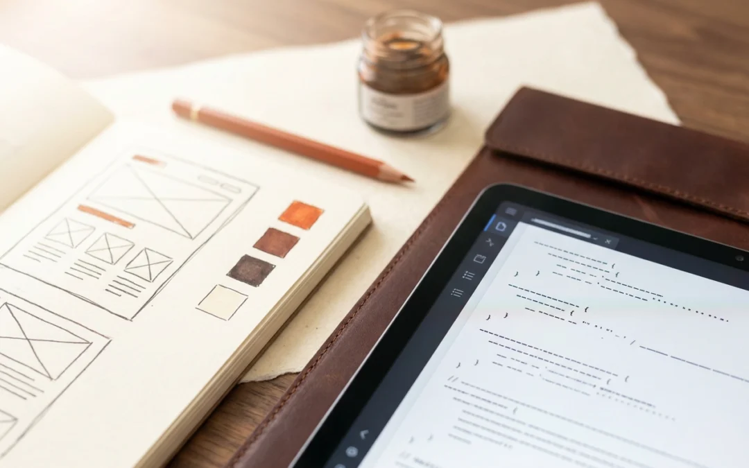 Professional header image for comparison analysis: Website Design vs Development: What Your Project Includes
